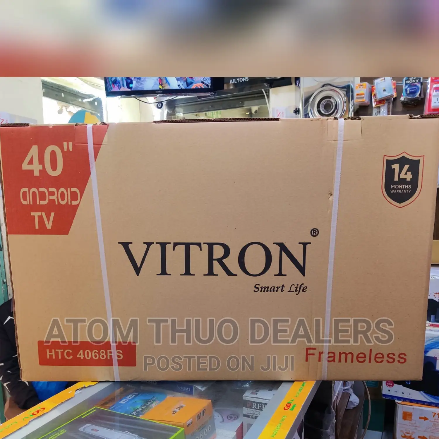 Vitron 40 Inches Flameless Smart Android Tv/ Television