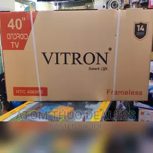 Vitron 40 Inches Flameless Smart Android Tv/ Television