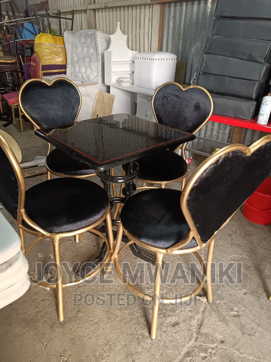Restaurant Set of Love Chairs.