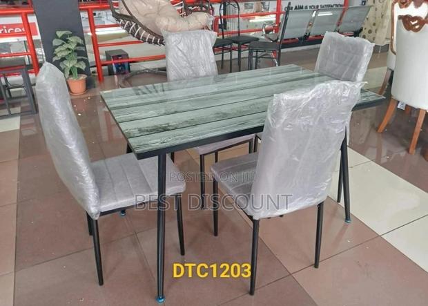 Gray Glass Dining Tables - main view