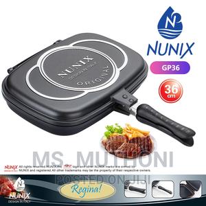 Original Nunix Double Sided Grill Pan 36 Cm - thumbnail 2