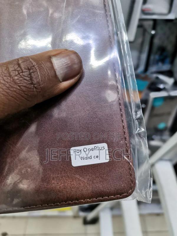 Oneplus Nord CE (5G) Flip Cover | Leather Finish | Inside Po - thumbnail 4