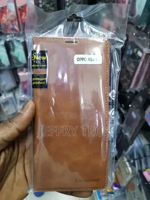 Leather Magnetic Card Holder Wallet Flip Cover for OPPO A58