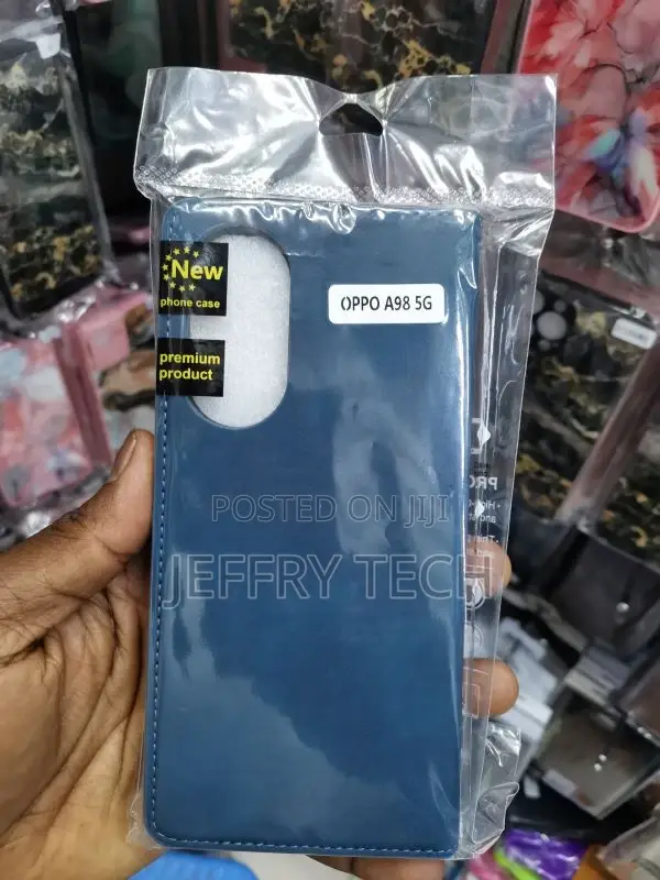 Oppo A98 Wallet Case Card Slot Kickstand Side Magnet Buckle
