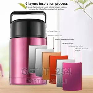 Vacuum Break Food Flask 800ml KSH 1850 and 1000ml 2000.