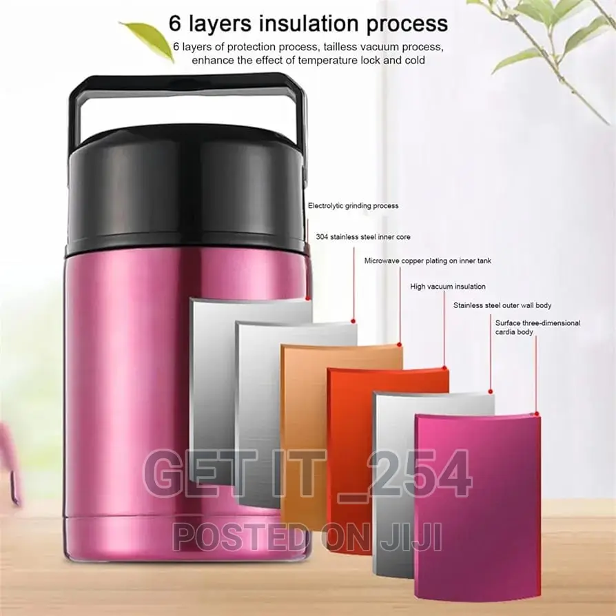 Vacuum Break Food Flask 800ml KSH 1850 and 1000ml 2000.