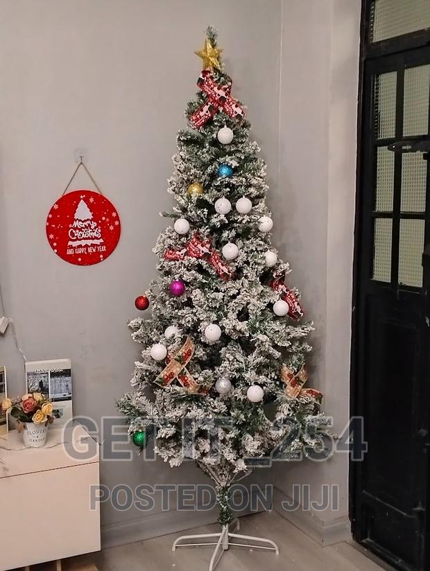 Snow Flocked Christmas Tree - thumbnail 2