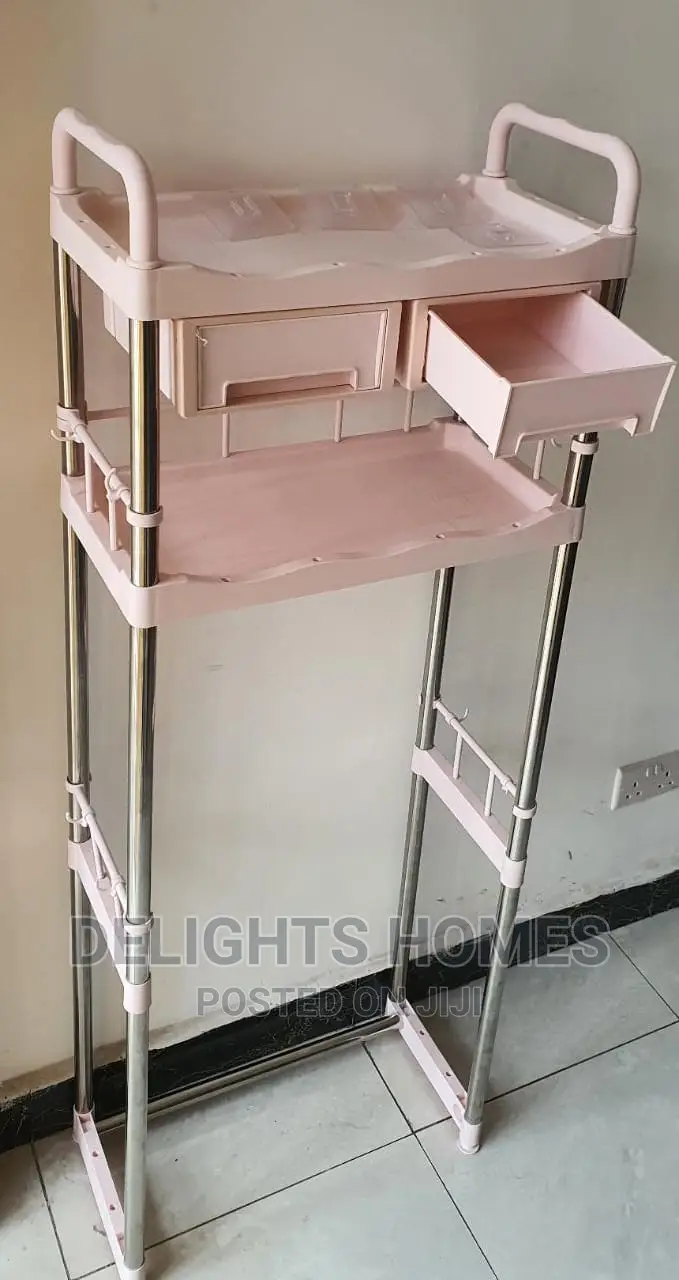 Strong Detachable Toilet Rack With Drawers