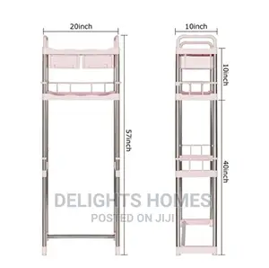 Strong Detachable Toilet Rack With Drawers