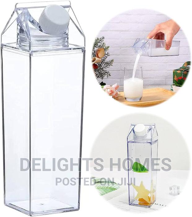 1L Clear Acrylic Fridge Bottle