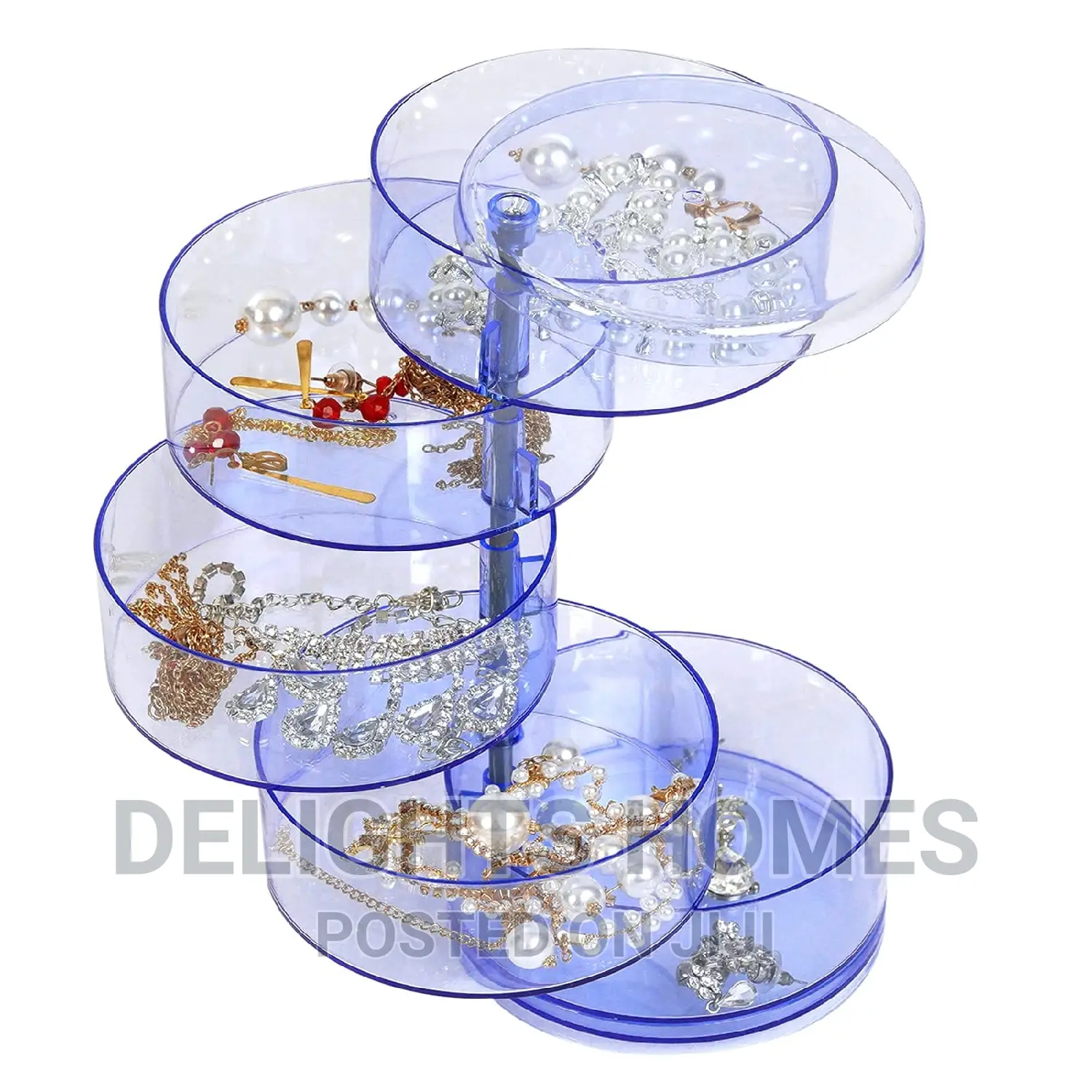 4 Layer Rotating Accessories Storage Box