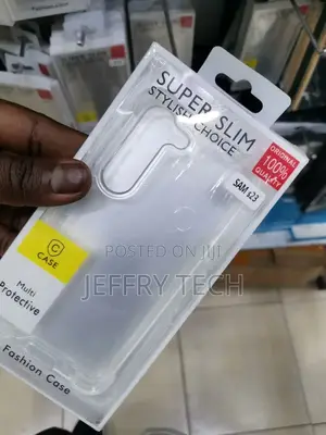 Samsung Galaxy S23 Case, Clear Silicone Slim Shockproof Gel