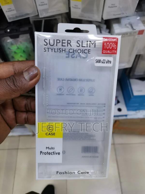 Clear Gel Case for Samsung Galaxy S22 Ultra - main view