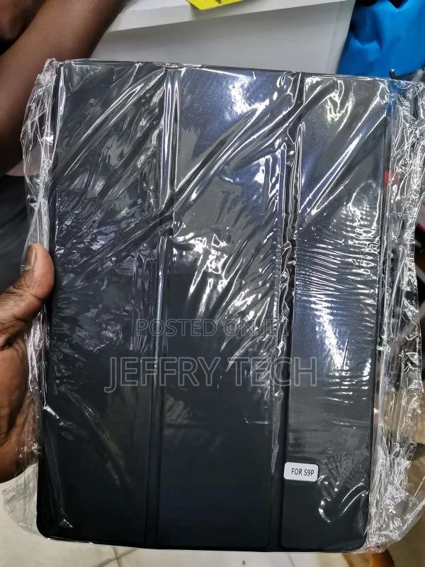 Samsung Tab S9 Plus Case 12.4" Trifold Magnetic Leather Stan - main view