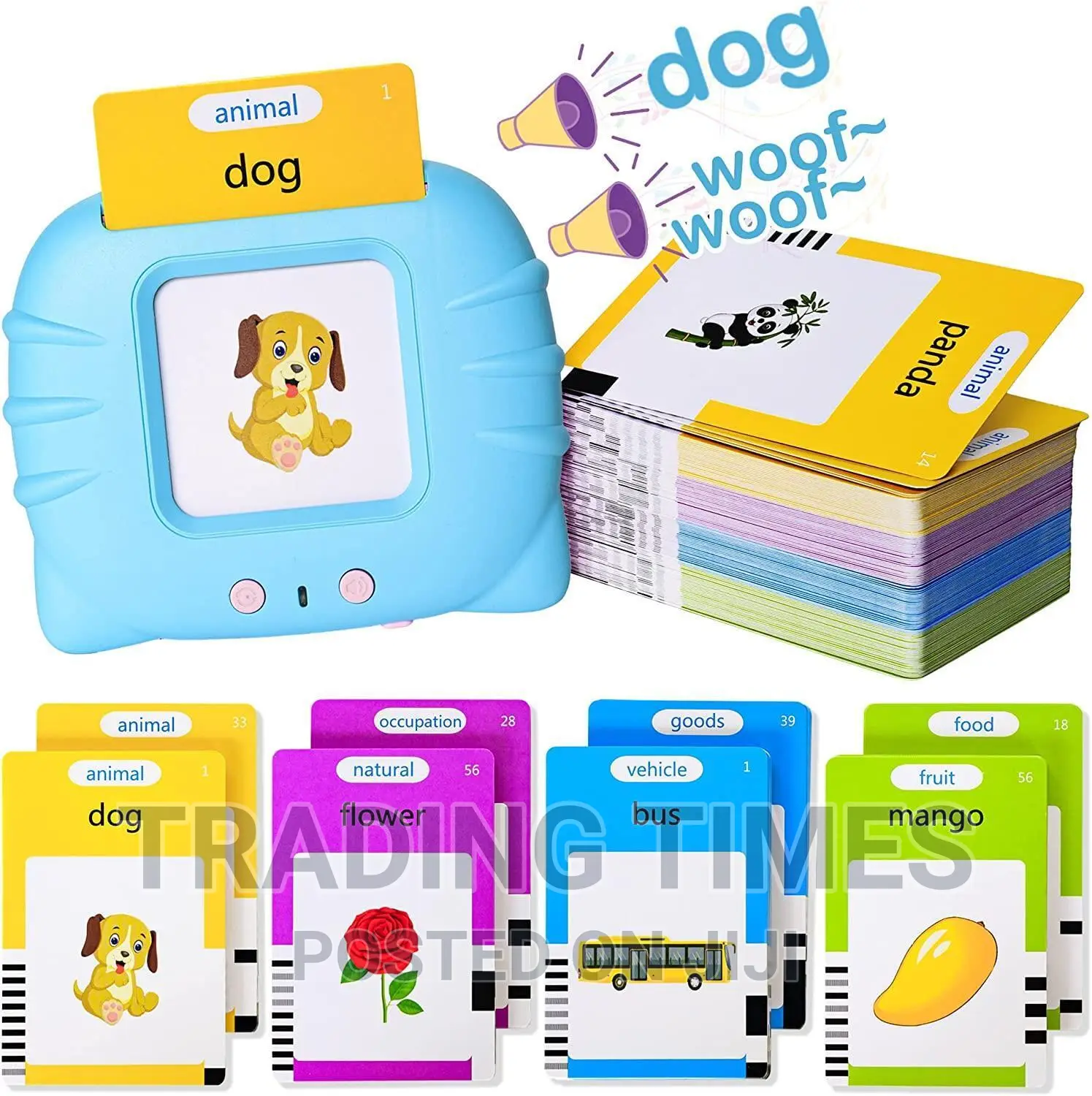 Words Talking Flashcards Preschool Learning Kit