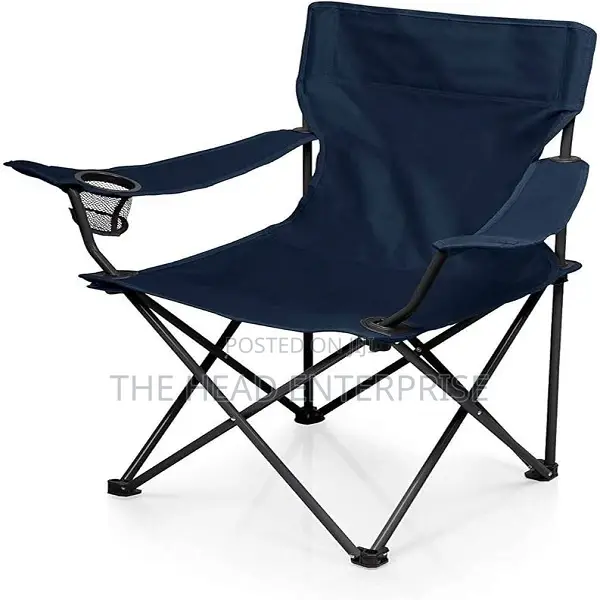 Oversized Folding Camping Chair - 385lbs Support With Padded