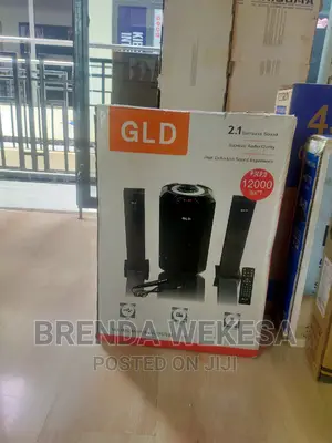 GLDGLD 2.1CH X-Bass Bluetoothfm-Usb-12,000watts-Black