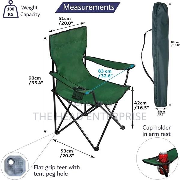 Portable Chair - Lightweight Folding Chair for Camping -
