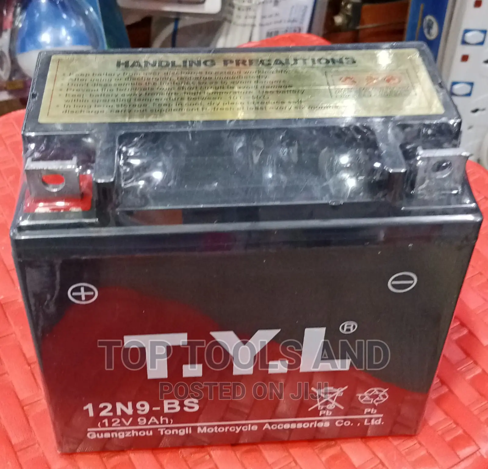 Tyl Motorcycle Battery 12v 9ah