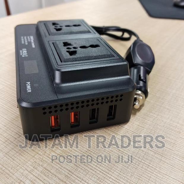 Car Inverter With 4 Fast Charging Ports - main view