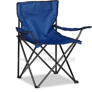 Camp Chair W/ Built-in Cooler and Cup Holder, Camping