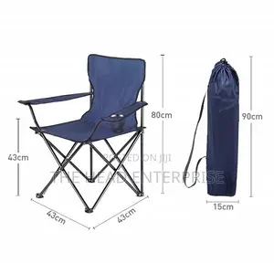 Fully Padded Camping Chair With Lumbar Support, Heavy Duty