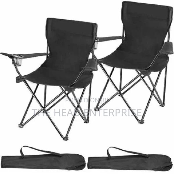 Camping Chair With Removable Footrest Lounge Chair - main view