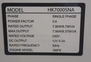 Hisaki Japan Diesel Generator Rated Output 8.75kva With Ats