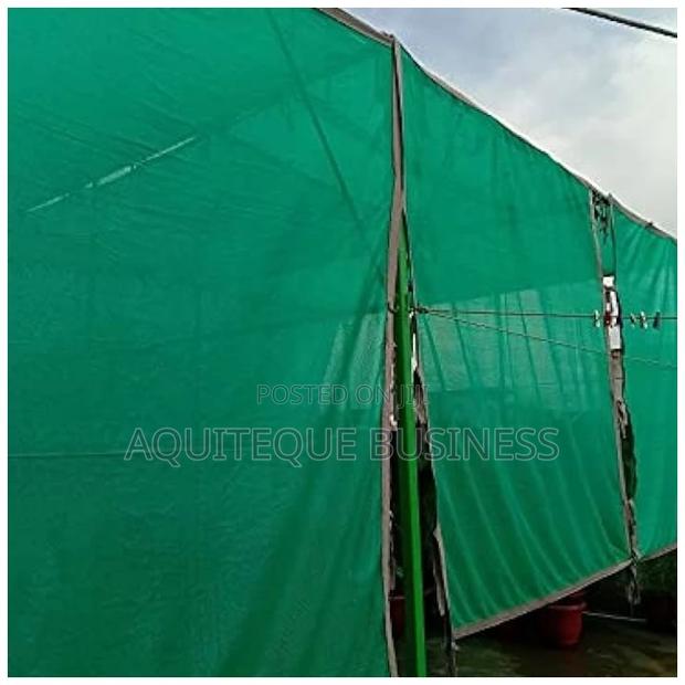 Shed Net. Green in Color - main view