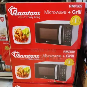 Microwave, Ramtons 23l, Rm589 Microwave With Grill (Silver)