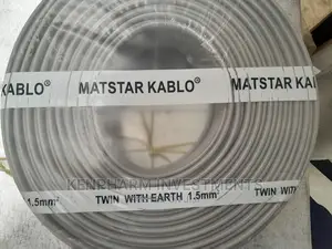 1.5mm Twin With Earth Matstar Brand Cable