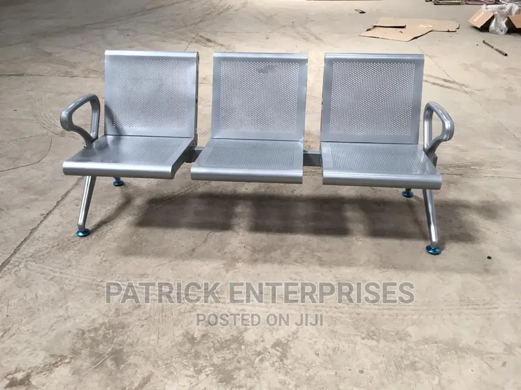 Airport/Hospital/Office Heavy Duty 3 Seater Unpadded