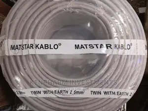 2.5mm Twin With Earth Matstar Kablo Cable