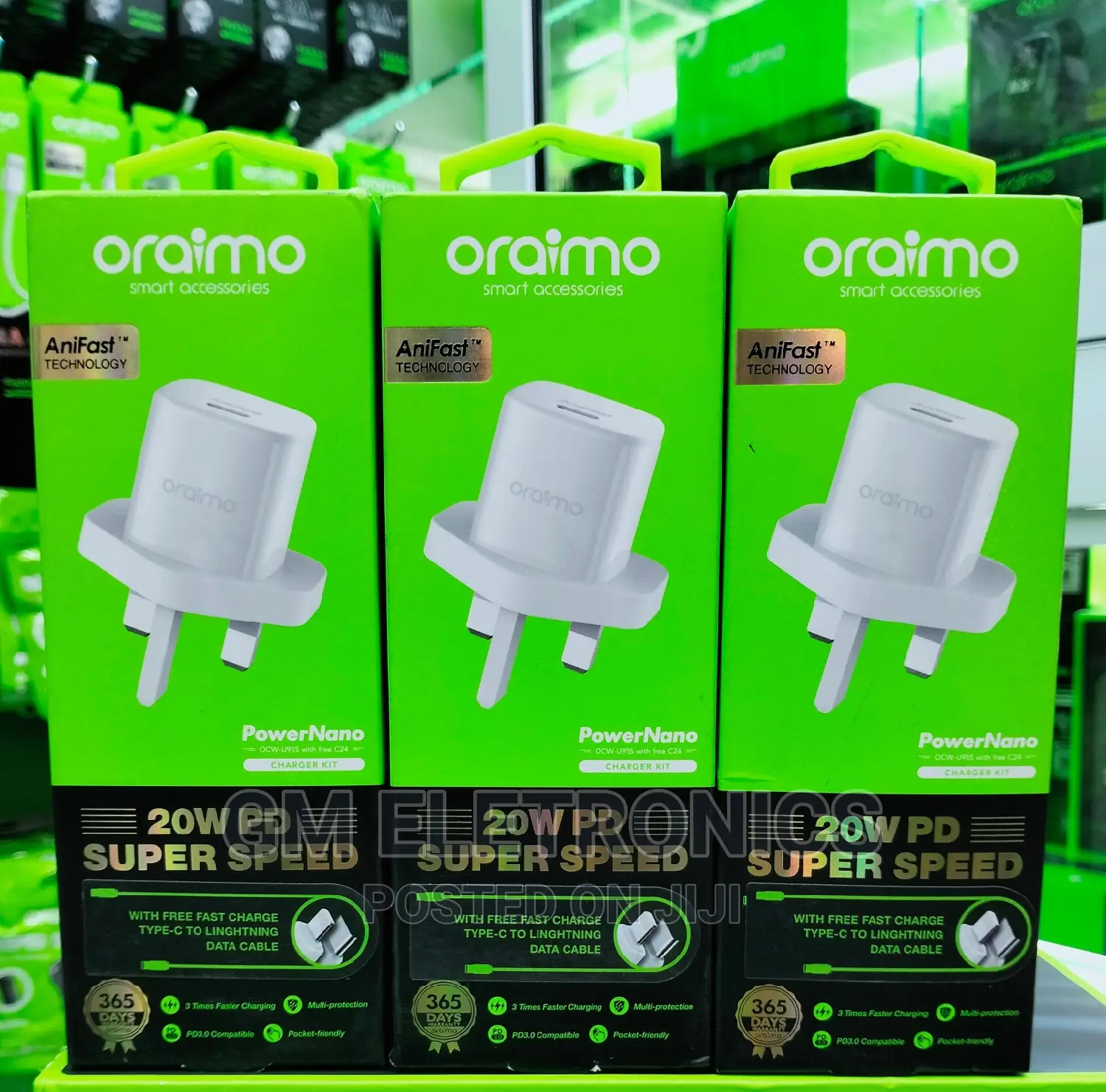 20W iPhone Full Charger.[Type-C to Lightening]
