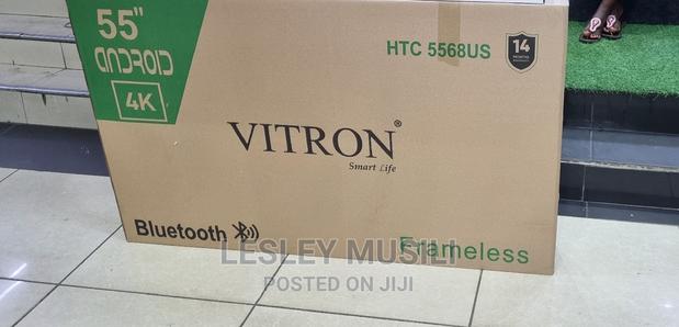 Vitron 55” Smart UHD Android Frameless TV - main view