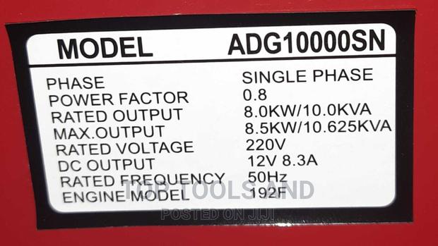 Aico 10kva Diesel Generator WITHOUT ATS SINGLE PHASE - thumbnail 2