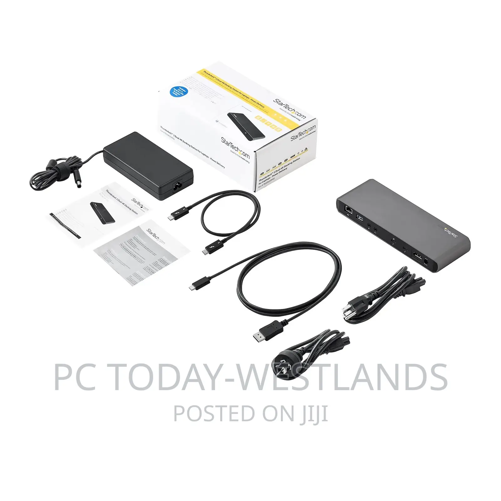 Startech.Com Thunderbolt 3 Dock Dual Monitor 60hz Laptops