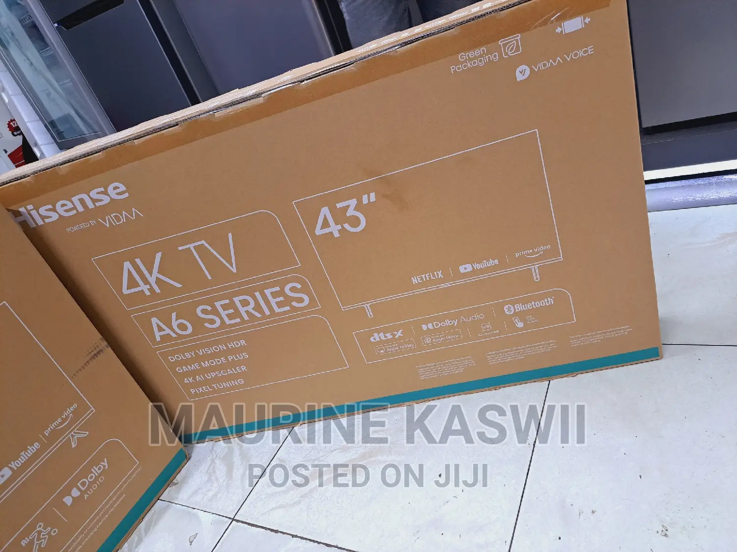 Hisense 43” 43a6hken Smart Frameless Uhd Tv