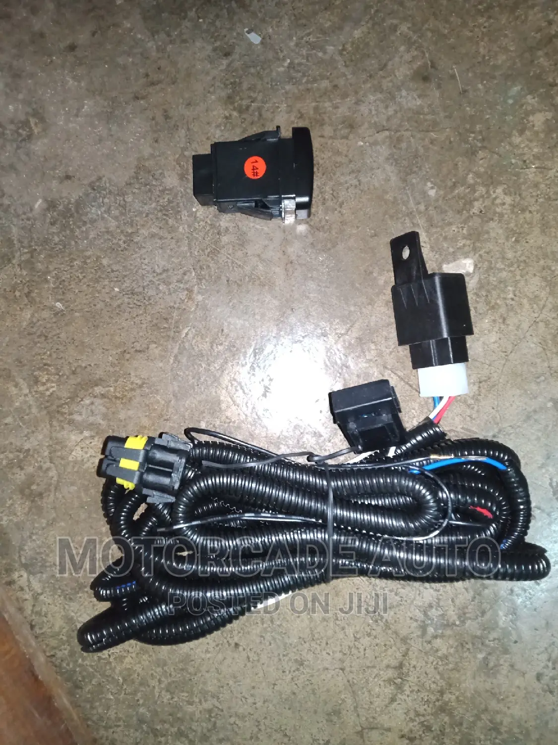 Fog Lights Wire Cable,Relay and Switch
