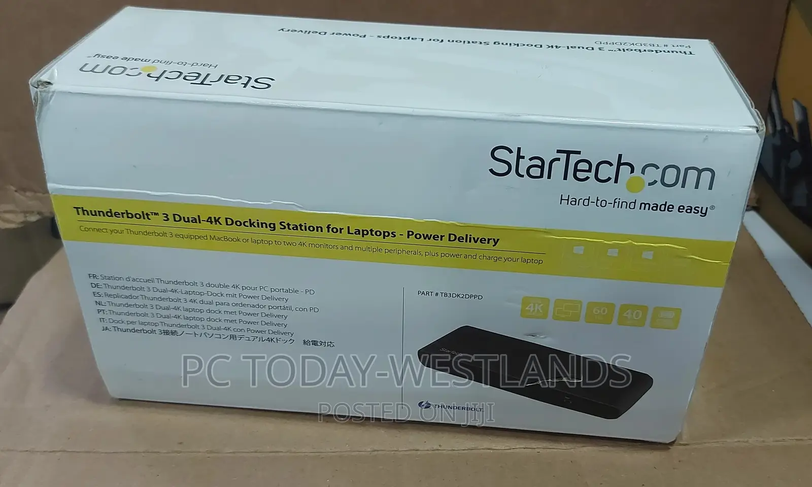 Thunderbolt 3 Dock - Dual 60hz Monitor 85w Pd Mac M1 Chip