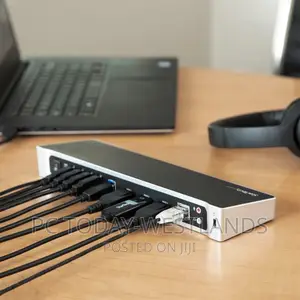 Triple Monitor USB 3.0 Docking Station With 2x4k Displayport