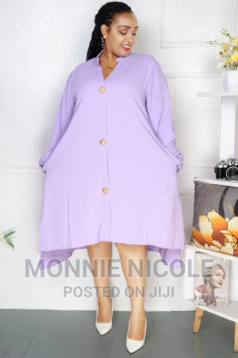 Purple Shift Dress