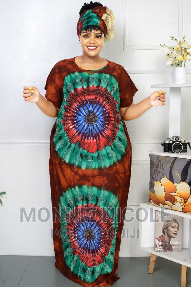 Stylish Deras/Tie Dye With Scarf - thumbnail 3