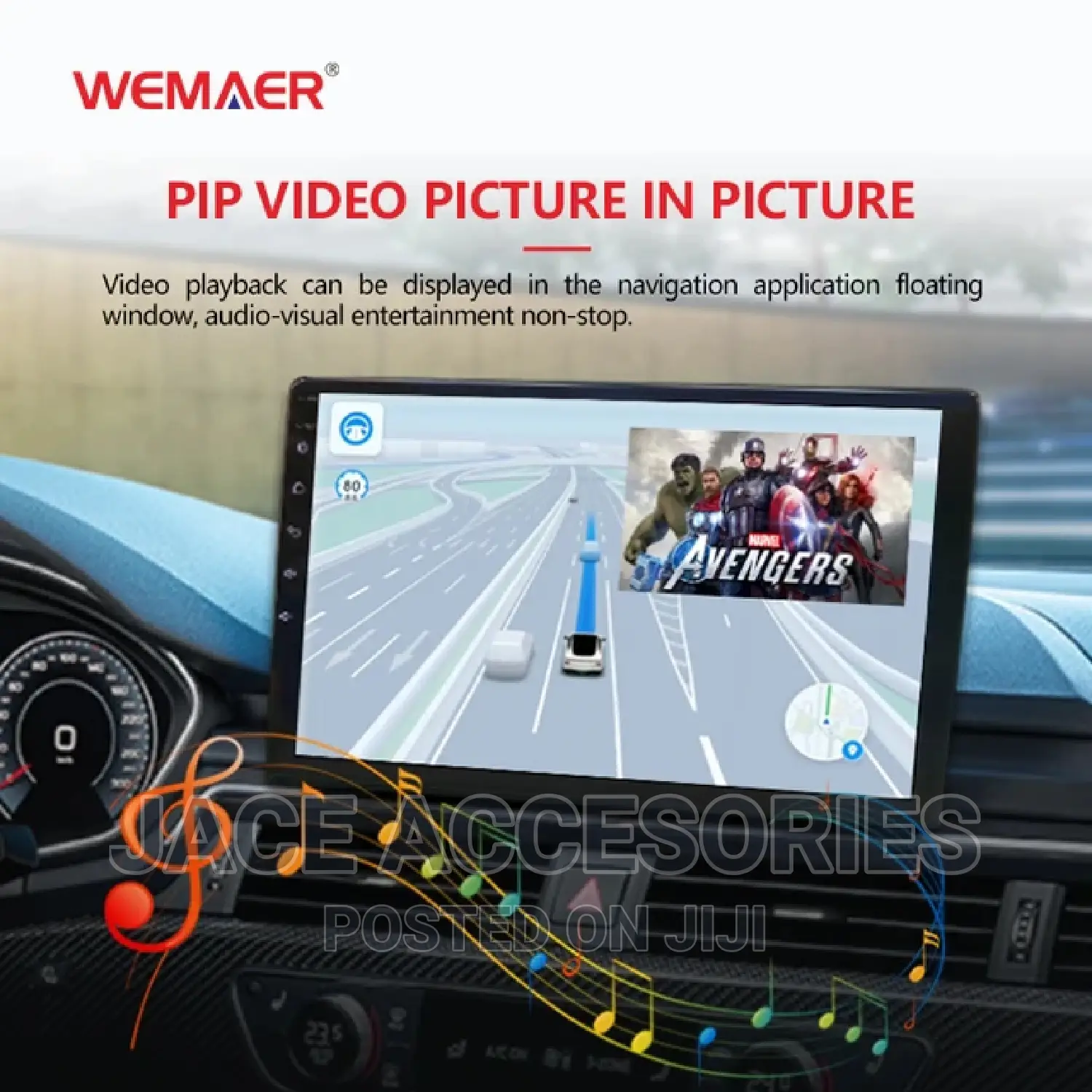 Universal 7 'Car Android Radio+Carplay/Android Auto+Rear Cam