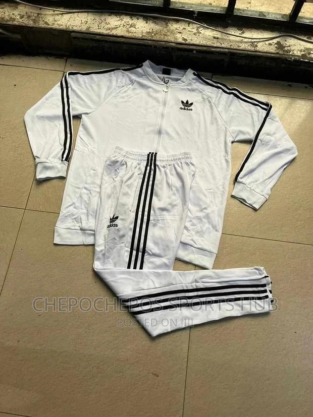 White Imported Tracksuits - main view
