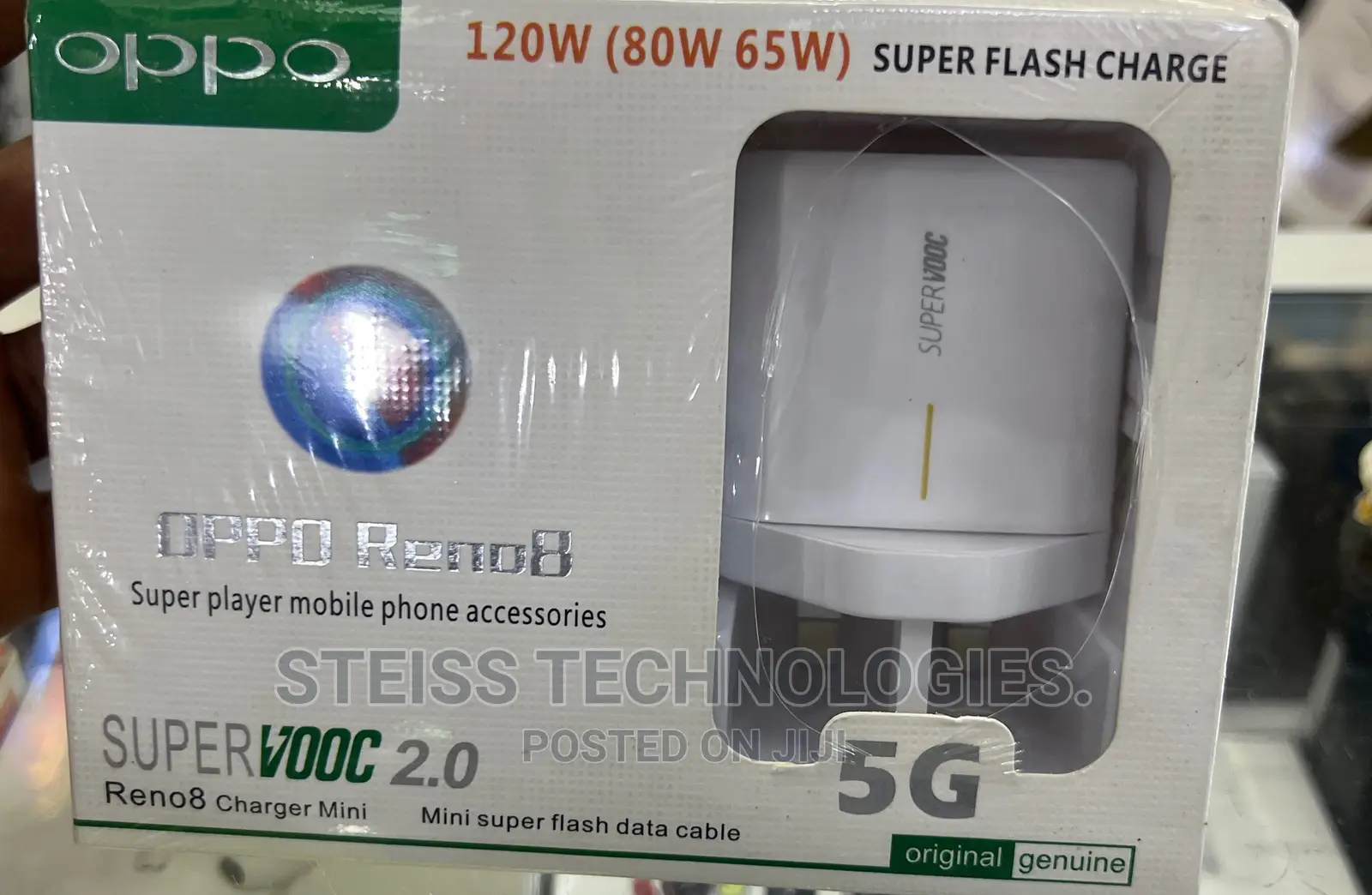 Oppo Reno 8-65watts Charger.