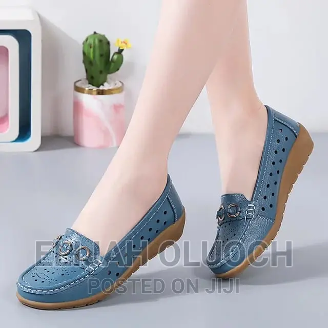 Breathable Wedge Loafers