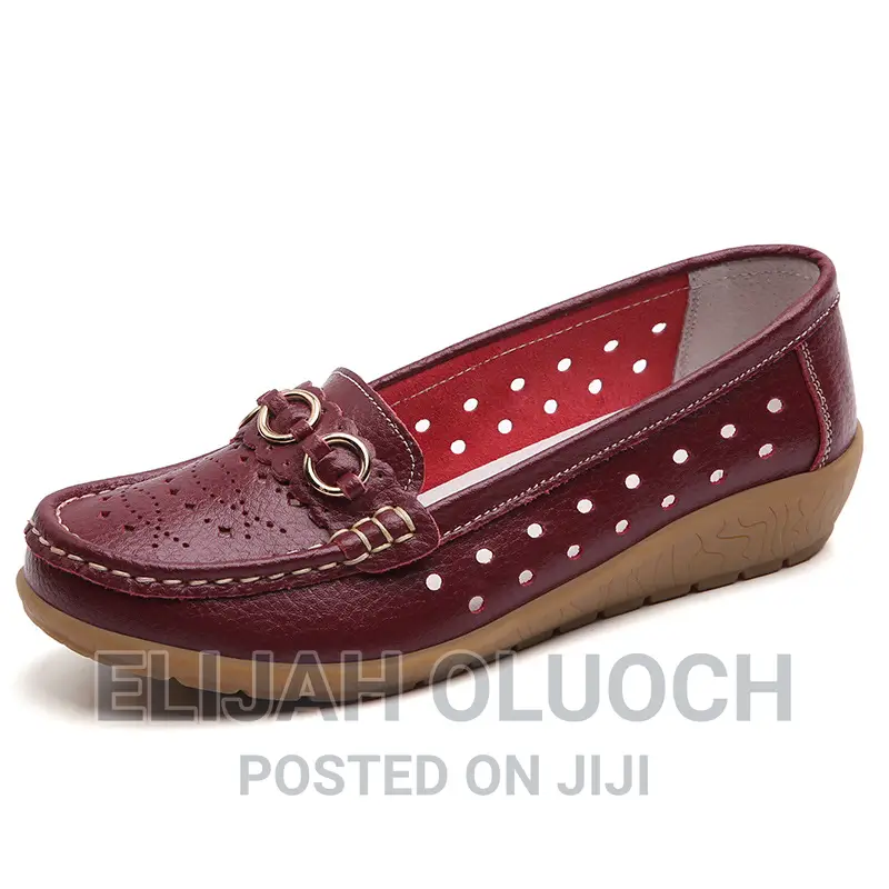 Breathable Wedge Loafers