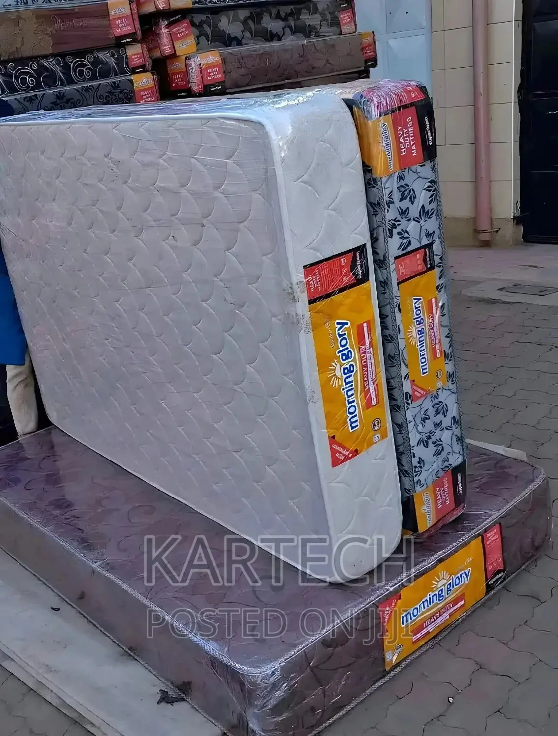 HIGH DENSITY MATTRESS 4 1⁄2 by 6, 8inches (Quilted)
