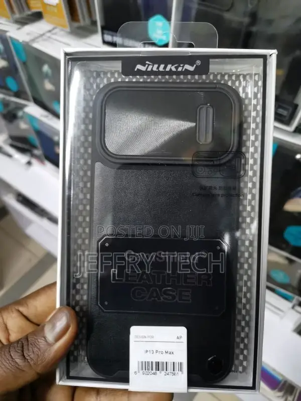 NILLKIN Camshield Leather Case for Apple iPhone 13 Pro Max